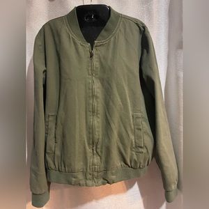 Brandy Melville Army Green Bomber Jacket M